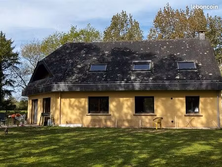 maison avec grand terrain