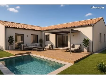 maison neuve t5 sur terrain de 580m2 au calme