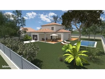 villa 120 m2 avec garage sur terrain de 509 m2