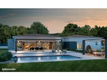 villa plain pied t5 garage cellier aureville 31320