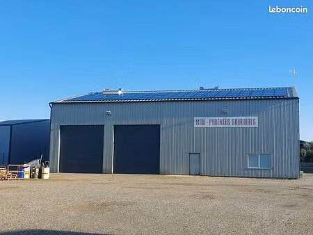 atelier équipé d'un pont roulant 5 tonnes et bureaux à noé au sud de toulouse