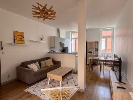 t3 meublé 52 m² jeanne d’arc – 2 chambres – lumineux – disponible 20/06