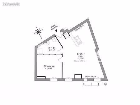 appartement 2 pièces 49 m²