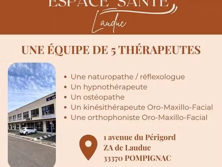 local / bureau pour profession paramédical