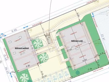 terrain avec permis st seurin sur l'isle