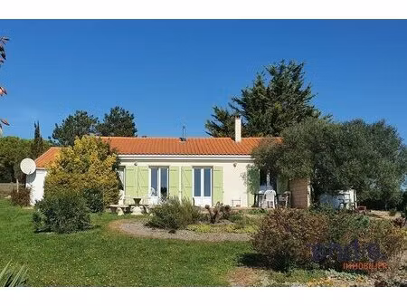 maison plein pied 3 chambres bureau avec garage et terrain