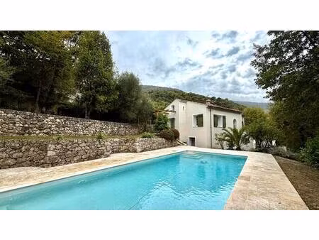super villa individuelle - gattières 4p - 120 m2 grande piscine + pool house