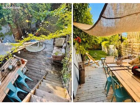 maison chartrons jardin terrasse