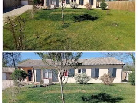 maison récente de 132 m² : 4 chambres ( avec 1 suite parentale)+ bureau + piscine + garage