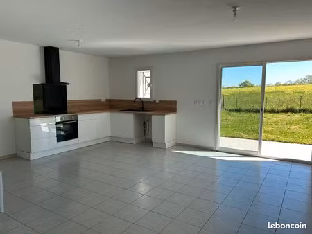 maison t4 85m² – 3 chambres – jardin 400m² – coimères