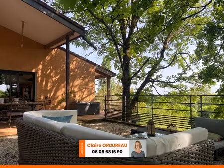 maison d’architecte 135m2 – vue garonne – 3 600 m² de terrain