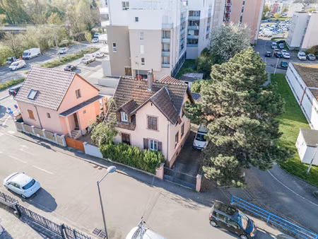bischheim - maison 5p 92m2 sur un terrain de 8 80 ares