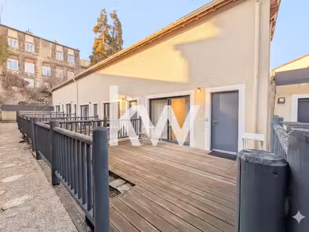 immeuble -280 m2 - terrasses - saint-etienne