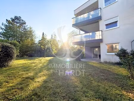 riedisheim : 3 pièces de 80 m² avec jardin privatif exceptionn