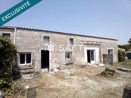 bien à finir de rénover  en annexe un studio
