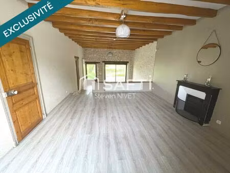 maison de 140 m² à niherne avec rivière