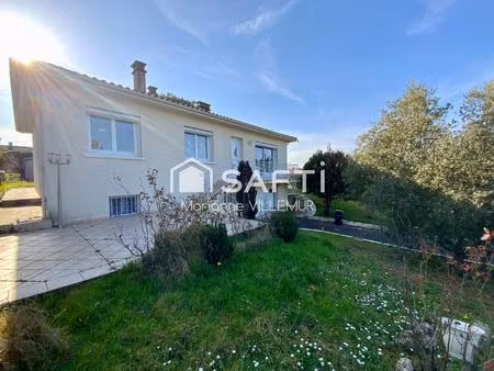 proche agen  maison d'environ 100 m² habitables sur un terrain de 875 m²