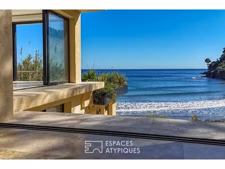 villa contemporaine vue mer accès plage