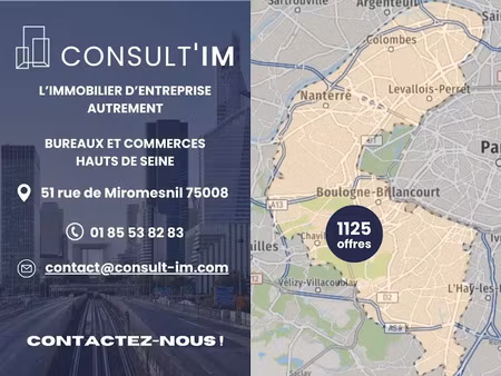 location locaux professionnels 26 m² à saint-cloud (92210)  972 €
