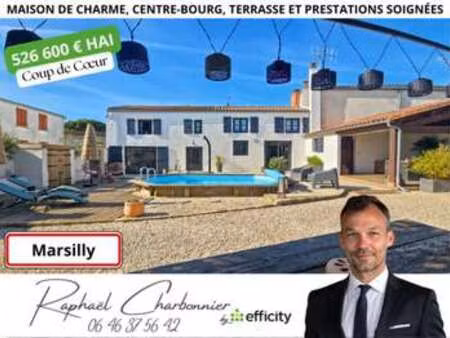 vente maison piscine à marsilly (17137) : à vendre piscine / 137m² marsilly