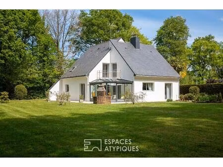 maison familiale avec grand jardin et véranda - vigneux de bretagne