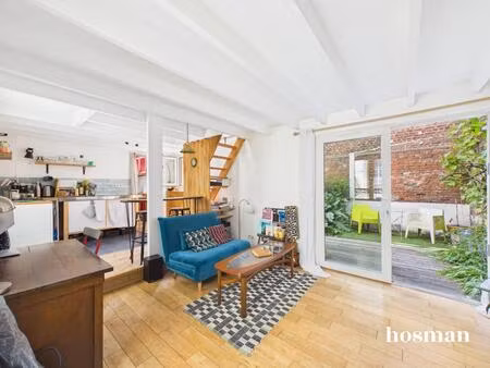 maison 2 pièces de 44 m²  jardin  traversante - avenue de verdun  ivry-sur-seine