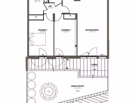 appartement 3 pièces 66 m²