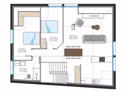 vente appartement 4 pièces à lorient (56100) : à vendre 4 pièces / 78m² lorient