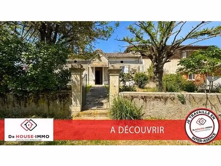 ensemble immobilier avec maison rénovée + maison à fort potentiel à rénover - 3400 m2 de..