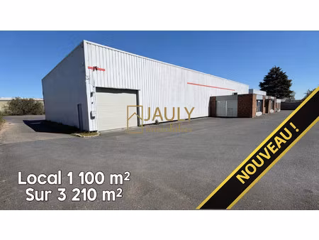 local industriel 1 100 m² env. / 3 210 m² - loué