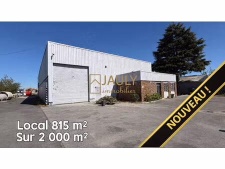 local industriel 815 m² env. / 2 000 m² - loué