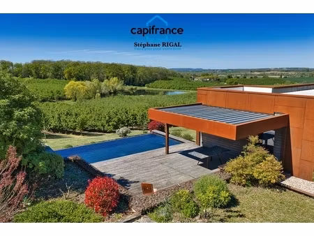 propriete à vendre 6 pièces monsegur (47) maison de 170m2 environ sur 2500m2 de terrain