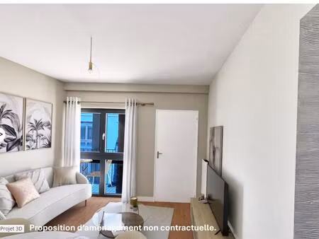 nanterre – f3 meublé neuf | rer a & e |pkg