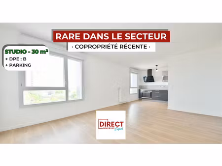 rare dans le secteur : studio 30 m2 + parking - dpe b