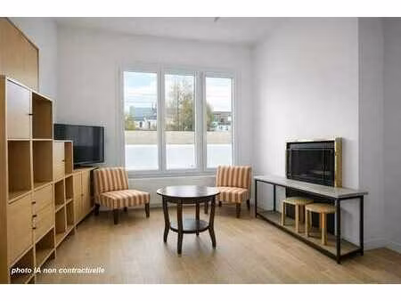 chenois : bel appart 2chs avec gd jardin + garage 2 voitures