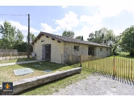 maison plain pied en pierre 101m² le bourdet