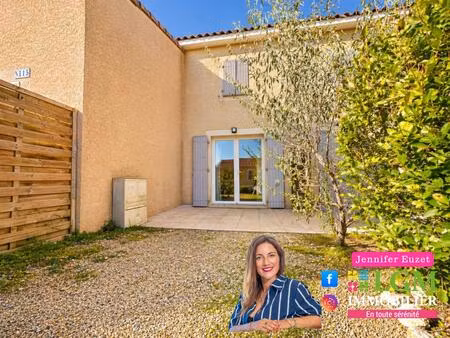 villa 50 m² traversante avec double terrasse  calvisson