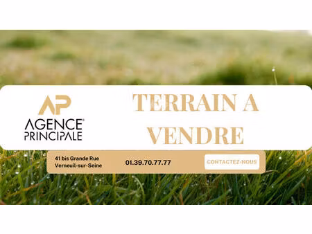 terrain verneuil sur seine 766 m2