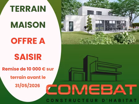 en vente terrain constructible 4 28 ares – 95 520 € |kédange-sur-canner