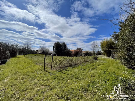 terrain à vendre fontenay-le-comte