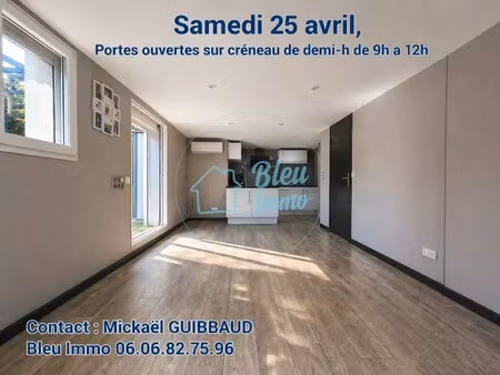 exclusivité mauguio t2 avec jardin et parking