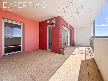 montpellier sud – appartement 4 pièces en étage avec terrasse et double stationnement- tra