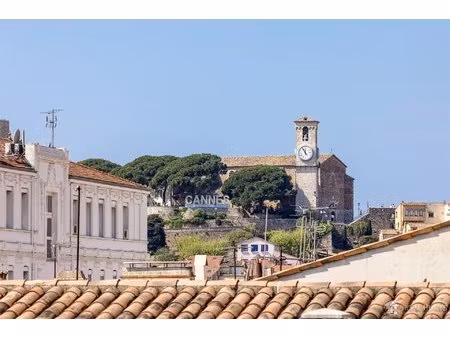 appartement lumineux de trois chambres au cœur de cannes