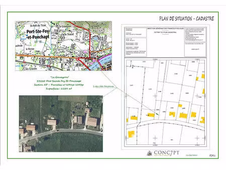 terrain 0 pièces 1184 m² à vendre / acheter port-sainte-foy-et-ponchapt 33220 ? | era immo