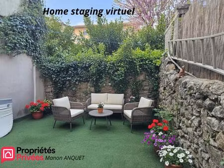 appartement t1 avec jardin privatif et cave à la roquebrussanne