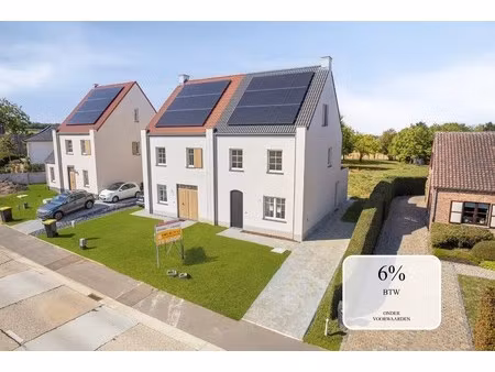 nieuwbouwwoning aan 6% btw - 4 slpks - e-peil 4!