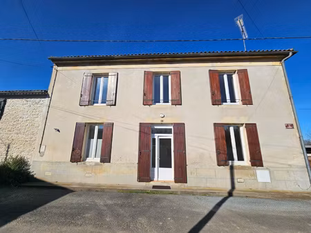 7 km de langon - maison en pierre de 100 m2  3 chambres  dép
