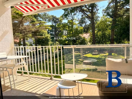 plage et commerces à pied - au calme - t3 avec terrasse  cave et parking