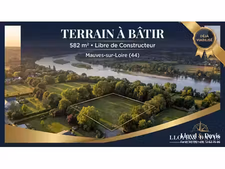 terrain 582 m² — libre de constructeur — viabilisé — mau