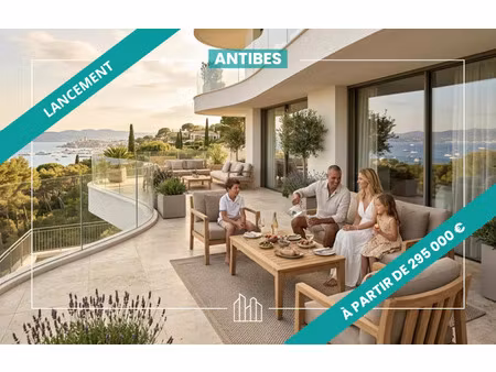 vente appartement neuf 2 pièces 42m2 antibes - 320000 € - surface privée